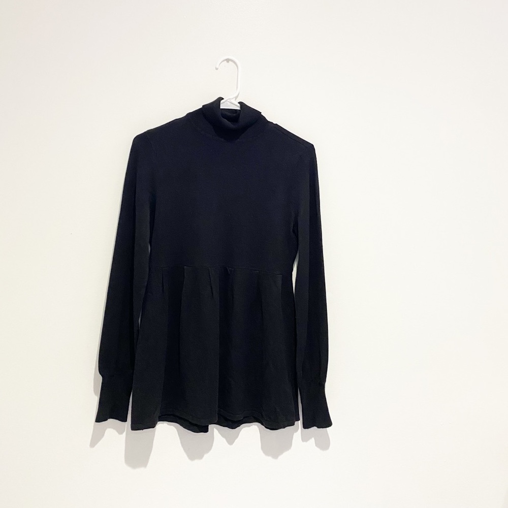 Black Cato Turtle Neck Sweater Size Small - Picture 1 of 3